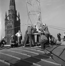 Coventry Cathedral, Priory Street, Coventry, 26/04/1962. Creator: John Laing plc
