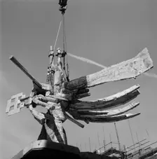Coventry Cathedral, Priory Street, Coventry, 27/04/1962. Creator: John Laing plc