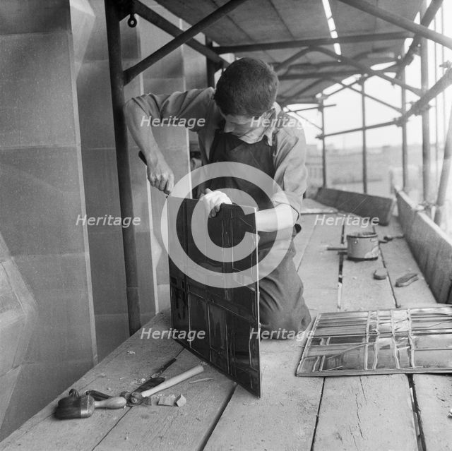 Coventry Cathedral, Priory Street, Coventry, 28/06/1961. Creator: John Laing plc.