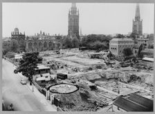 Coventry Cathedral, Priory Street, Coventry, 31/05/1955. Creator: John Laing plc