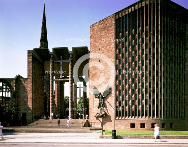 Coventry Cathedral, West Midlands, 1989. Artist: Unknown