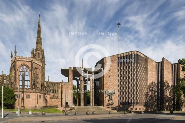 Coventry Cathedral, West Midlands, 2014. Artist: Steven Baker.