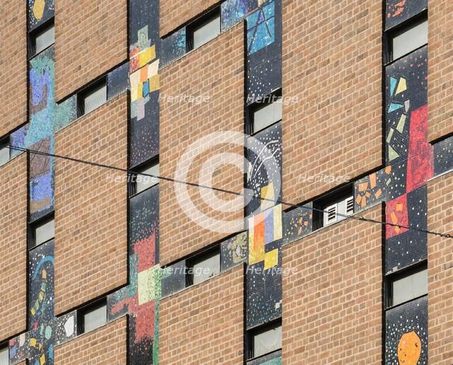 Coventry Central Library, Smithford Way, Coventry, West Midlands, 2014.  Artist: Steven Baker.