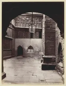 Coventry, St. Mary's Hall, Entrance Gateway, 1860/94. Creator: Francis Bedford