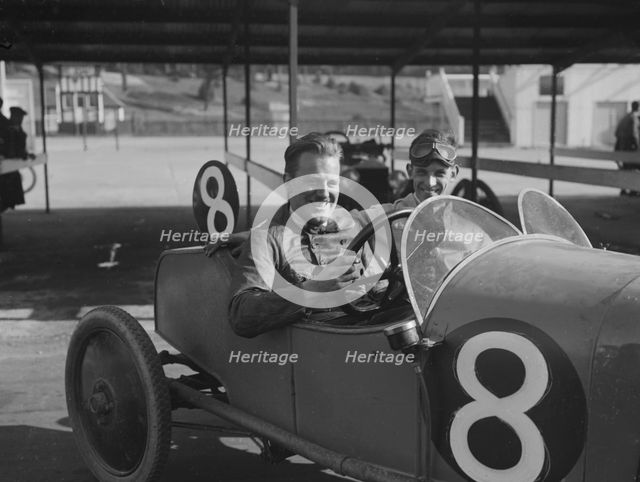 Coventry-Premier of AJ Dixon, JCC 200 Mile Race, Brooklands, 1921. Artist: Bill Brunell.