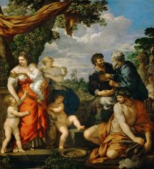 Covenant between Jacob and Laban, 1630-1635. Creator: Cortona, Pietro da (1596-1669)
