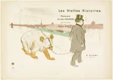 Cover and Frontispiece to Les Vieilles Histoires, 1893. Creator: Henri de Toulouse-Lautrec