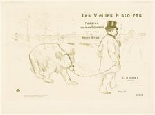 Cover and Frontispiece to Les Vieilles Histoires, 1893. Creator: Henri de Toulouse-Lautrec