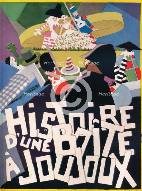 Cover Design by Andre Helle for Histoire d'une Boite a Joujoux, 1926, (1929). Artist: Andre Helle