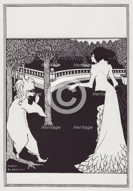 Cover Design for the Cambridge ABC, 1894. Creator: Aubrey Beardsley.