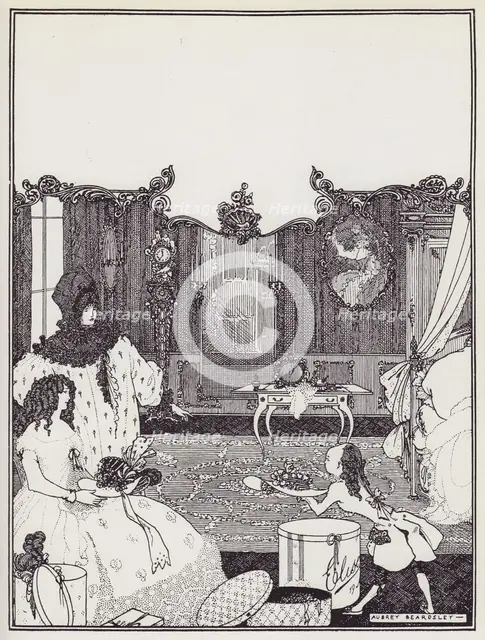 Cover Design for the Savoy No 2, 1896. Creator: Aubrey Beardsley.