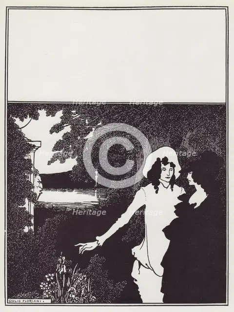 Cover Design for The Savoy No. 5, 1896. Creator: Aubrey Beardsley.