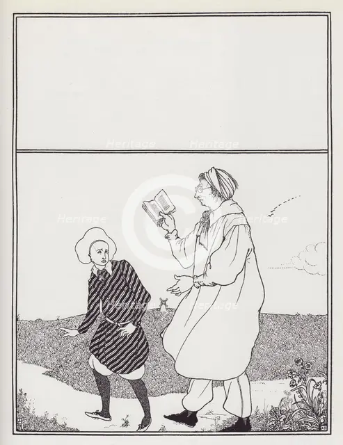 Cover Design for The Savoy No. 7, 1896. Creator: Aubrey Beardsley.