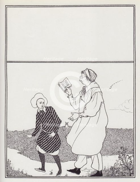 Cover Design for The Savoy No. 7, 1896. Creator: Aubrey Beardsley.
