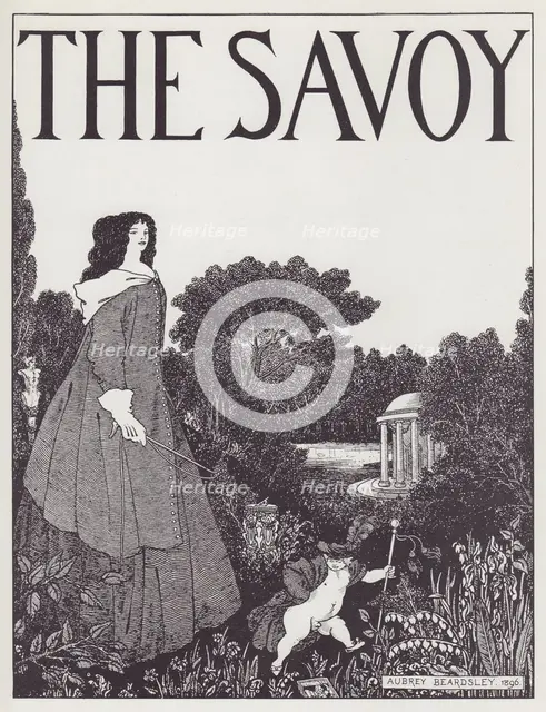 Cover Design for The Savoy No. I, 1895. Creator: Aubrey Beardsley.