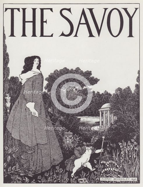 Cover Design for The Savoy No. I, 1895. Creator: Aubrey Beardsley.