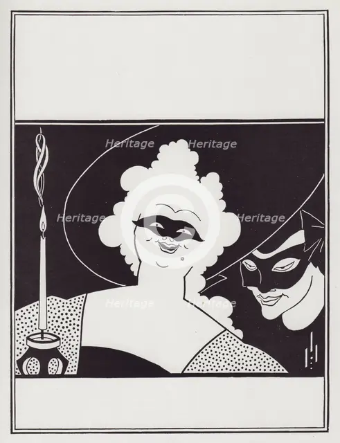 Cover Design for The Yellow Book, Vol I, 1894. Creator: Aubrey Beardsley.