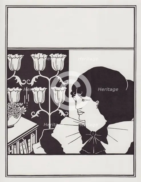 Cover Design for The Yellow Book, Vol II, 1894. Creator: Aubrey Beardsley.
