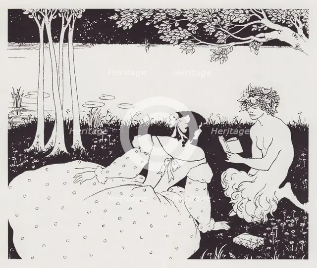 Cover Design for Yellow Book Prospectus for Vol V, 1895. Creator: Aubrey Beardsley.
