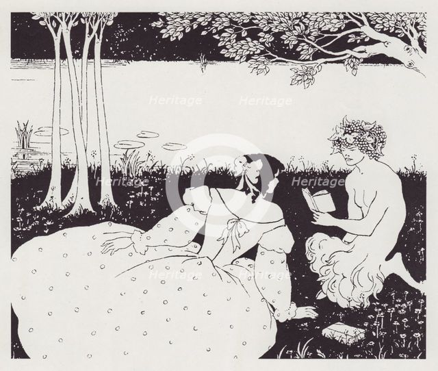 Cover Design for Yellow Book Prospectus for Vol V, 1895. Creator: Aubrey Beardsley.