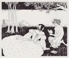 Cover Design for Yellow Book Prospectus for Vol V, 1895. Creator: Aubrey Beardsley