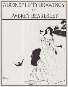 Cover Design for A Book of Fifty Drawings, 1897. Creator: Aubrey Beardsley