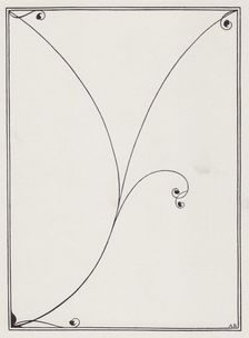 Cover Design for Dowson's Verses, 1896. Creator: Aubrey Beardsley