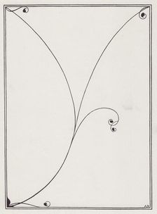 Cover Design for Dowson's Verses, 1896. Creator: Aubrey Beardsley