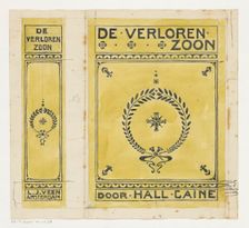 Cover design for: Hall Caine, The Lost Son (The Prodigal Son), c. 1904-1919, 1904-c.1919 or earlier. Creator: Anon