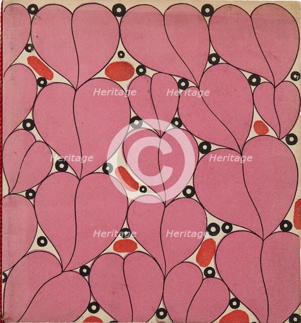 Cover design "The Cloak of Love" by Julius Bittner, 1909. Creator: Moser; Koloman (1868-1918).