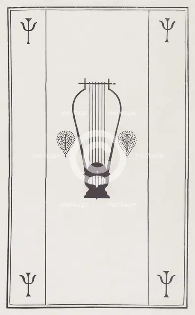 Cover Design to Sappho, 1895. Creator: Aubrey Beardsley.