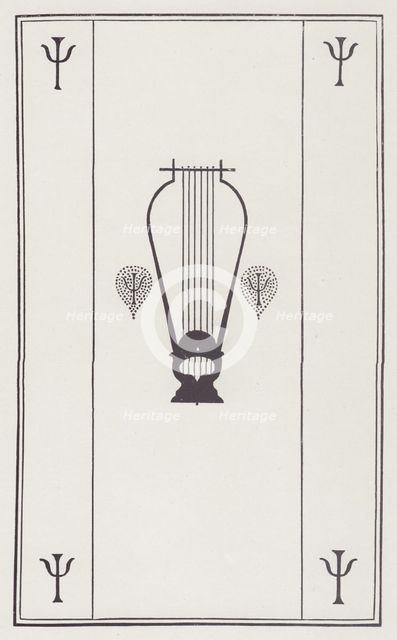 Cover Design to Sappho, 1895. Creator: Aubrey Beardsley.
