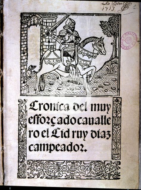Cover 'El Cid Campeador', Rodrigo Diaz de Vivar, the Cid (1043? -1099), Castilian knight.