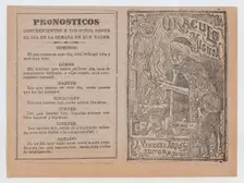 Cover for Oraculo Mignon a witch brewing a potion in a cauldron, ca. 1880-1910., ca. 1880-1910. Creator: José Guadalupe Posada