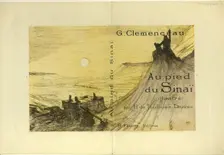 Cover for Au pied du Sinaï, 1897, published 1898. Creator: Henri de Toulouse-Lautrec