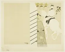 Cover for Babylone d'Allemagne, 1894. Creator: Henri de Toulouse-Lautrec