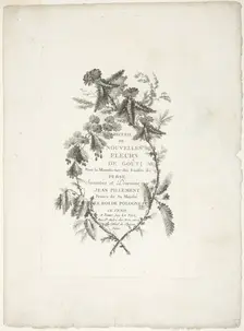 Cover for Collection of New Flowers of Taste for the Manufacture of Persian Cloth..., 1765/70. Creator: Johann Heinrich Hess