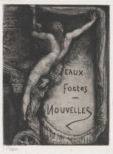 Cover for Eaux Fortes Nouvelles, late 19th century. Creator: François-Nicolas Chifflart