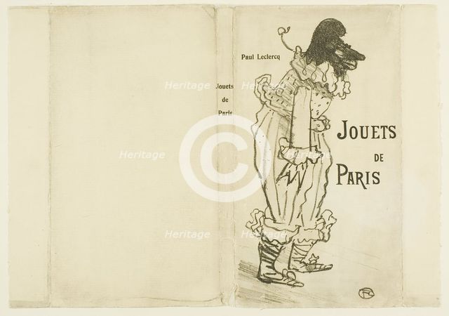 Cover for Jouets de Paris, 1900, published 1901. Creator: Henri de Toulouse-Lautrec.
