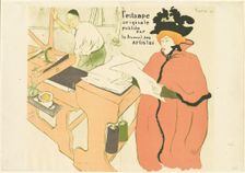 Cover for "L'estampe originale" (Couverture de "L'estampe originale"), 1893. Creator: Henri de Toulouse-Lautrec