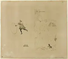 Cover for L'Etoile rouge, 1898. Creator: Henri de Toulouse-Lautrec