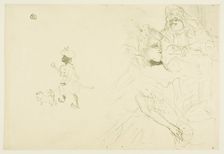 Cover for L'exemple de Ninon de Lenclos amoureuse, 1898. Creator: Henri de Toulouse-Lautrec