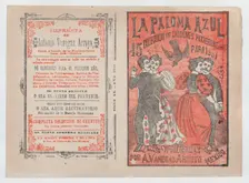 Cover for La Paloma Azul : Coleccion de Canciones Modernas Para 1901 two couples da..., ca. 1901. Creator: José Guadalupe Posada