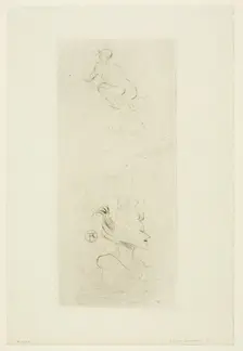 Cover for La Tribu d'Isidore, 1897. Creator: Henri de Toulouse-Lautrec