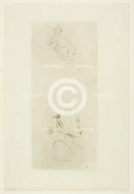 Cover for La Tribu d'Isidore, 1897. Creator: Henri de Toulouse-Lautrec.