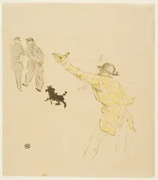 Cover for Le Fardeau de la Liberté, 1897. Creator: Henri de Toulouse-Lautrec