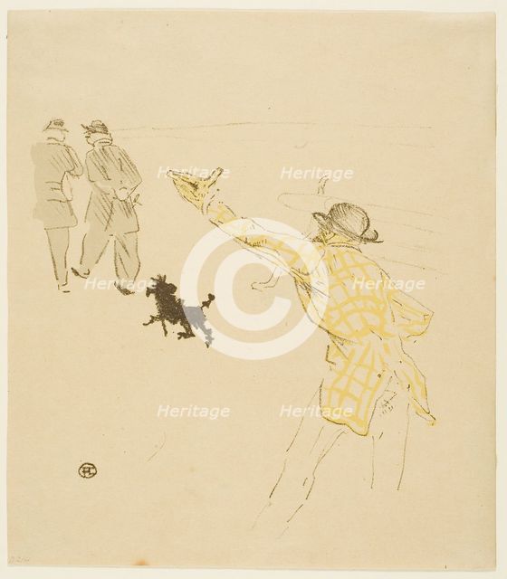 Cover for Le Fardeau de la Liberté, 1897. Creator: Henri de Toulouse-Lautrec.