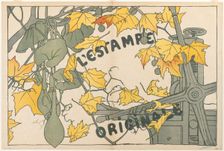 Cover for LEstampe Originale, 1894. Creator: Camille Martin (French, 1861-1898)