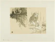 Cover for Les Courtes Joies, 1897, printed and published 1925. Creator: Henri de Toulouse-Lautrec