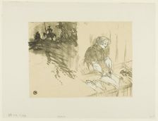 Cover for Les Courtes Joies, 1897, printed and published 1925. Creator: Henri de Toulouse-Lautrec